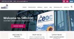 Desktop Screenshot of eoc.nhs.uk